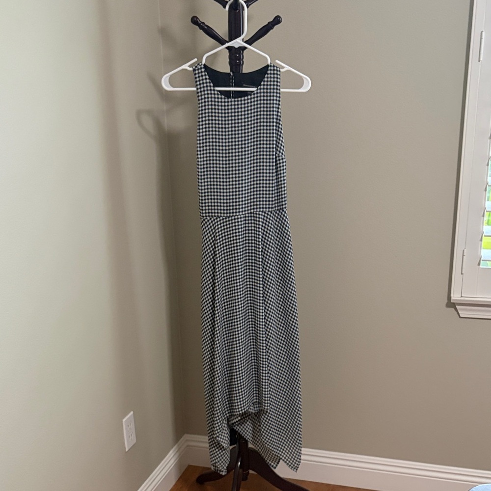 Banana Republic Monochrome High-Low Dress